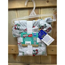 NEW Infant 24M Disney Mickey/Minnie 2 piece set Family Pajama's