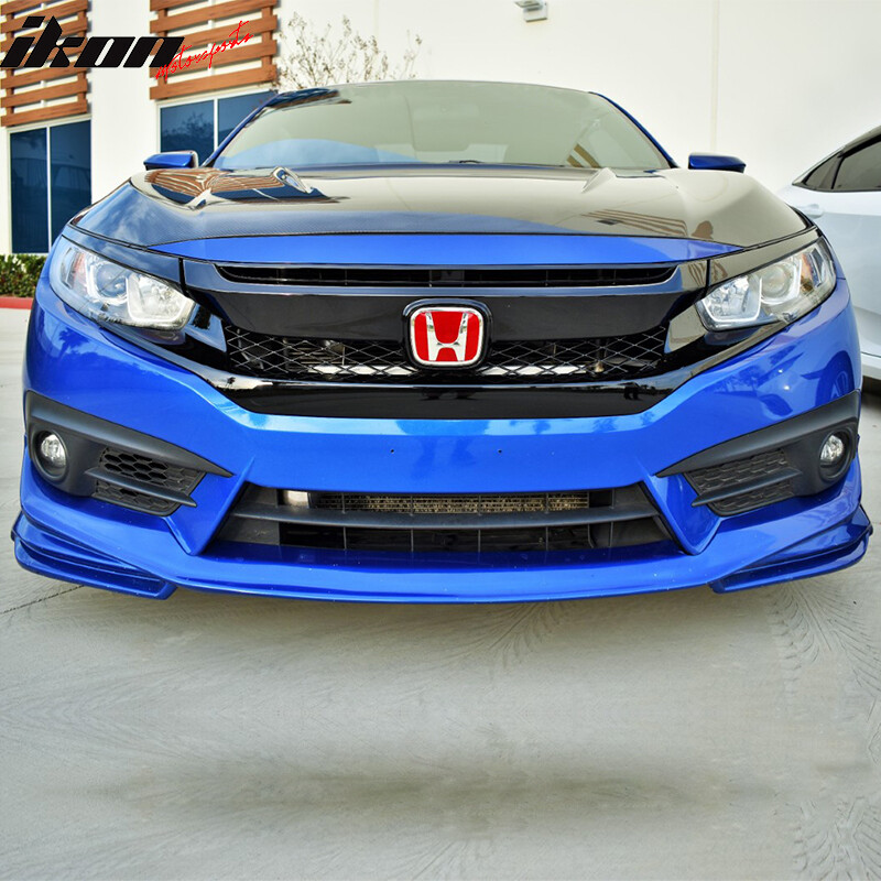 Fit 16-21 Honda Civic 10th Gen FK8 Type R T-R Style Front Grille