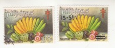 Philippines 1972-73. Fruits. Fight Against Tuberculosis Red Cross. Sc# B45, B48.