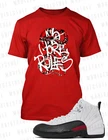 No More Rules T Big Tall Graphic Pro Club Shaka RTP Tee to Match J12 Red Taxi