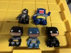 Lot Of 5 Batman DC Heroes Funko Pop 19 01 Black Blue Domo Vinyl Jada Die Cast