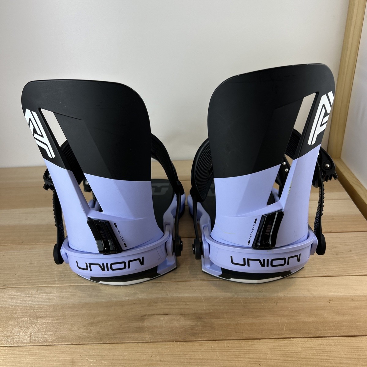 Union Atlas Snowboard Bindings Used 1x Size M Violet #EM113 | eBay