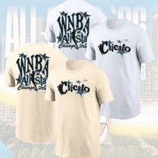 NEW ITEMS !! Chicago 2026 Women Basketball All-Star Game 2 Sides Fan Look
