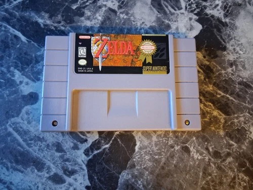 The Legend of Zelda: A Link to the Past SNES Players Choice Authentic Tested