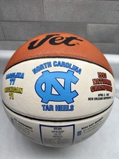 UNC 1993 Wilson Basketball Signed By Starters North Carolina NCAA Championship