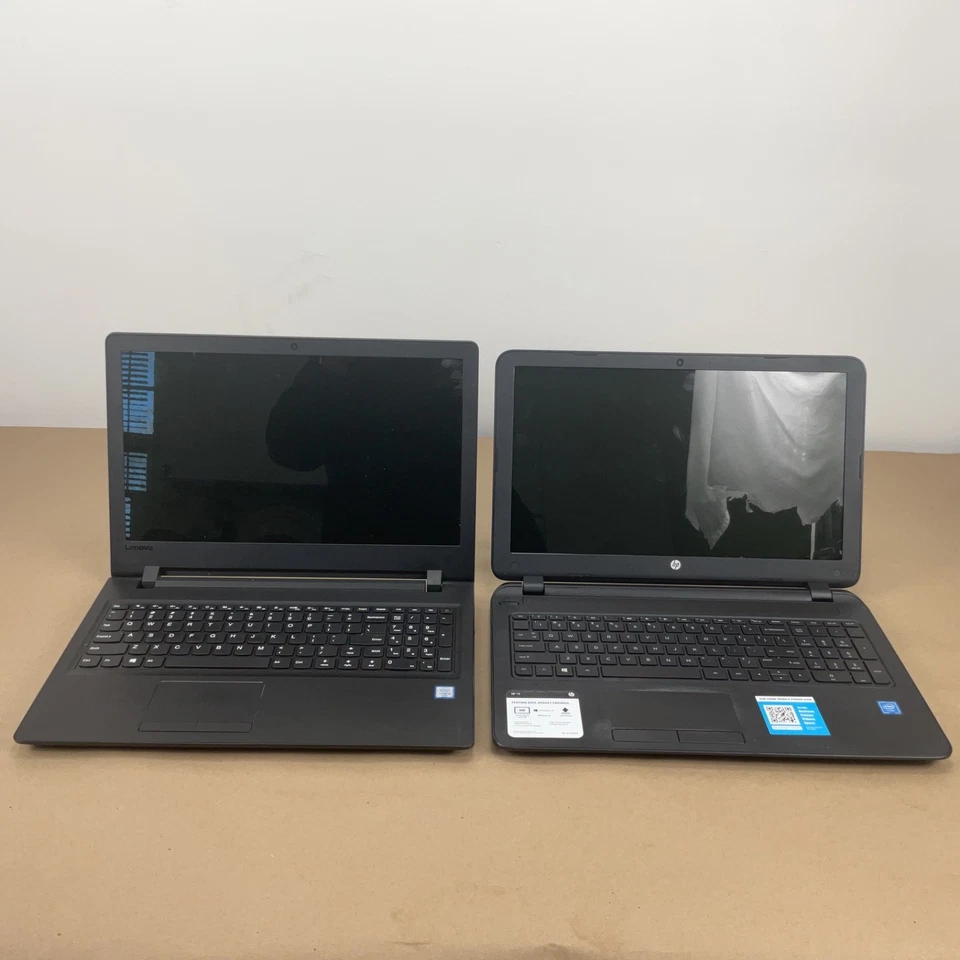Lote de 2 Portátiles Lenovo 110-15ISK y HP HQ-TRE, 71025 Para Piezas/Reparación Foto 2 de 4