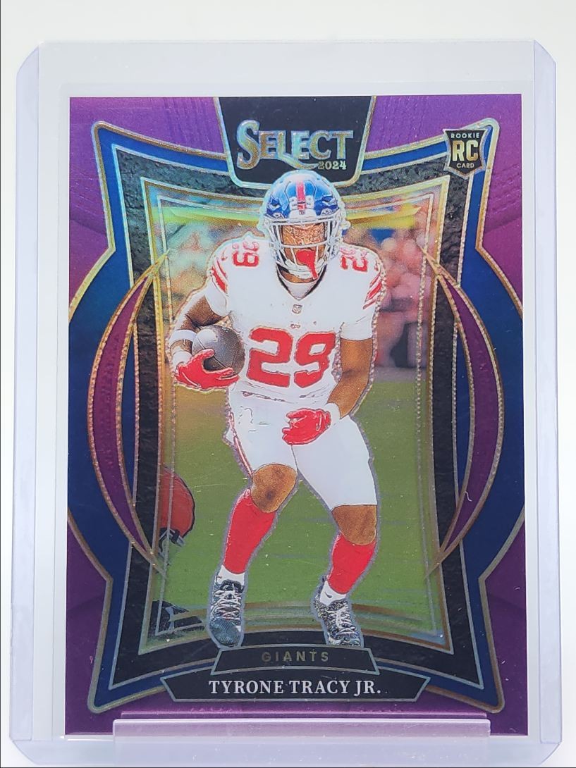 TYRONE TRACY JR. 2024 SELECT CONCOURSE ROOKIE PURPLE PRIZM RC /75 Q5099
