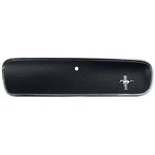 CJ Classics Glove Box Door Standard Black Curved Mustang 1965