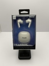Muze by Vivitar Tranquil ANC True Wireless Bluetooth Earbuds New Sealed