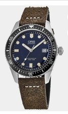 New Oris 42mm Divers Sixty Five Blue Dial Watch 733 7720 4055-07 5 21 02 / 1425
