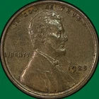 1925 Lincoln Wheat Cent Almost Uncirculated AU Coin #40946