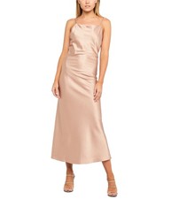 Bardot Womens Estelle Slip Dress, Pink, Large