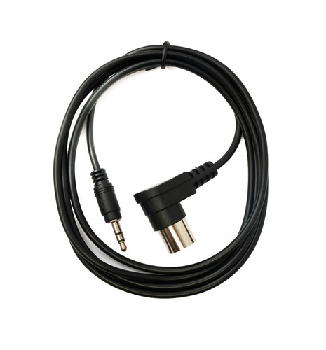 SYSTEM-S MIDI Kabel 150 cm Din 5 Pin Stecker zu 3,5 mm Klinke Stecker AUX Winkel - 第 2/4 張圖片