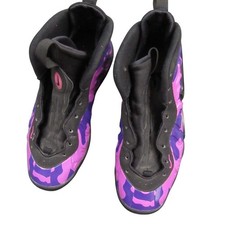 Nike Youth Little Posite Pro 5.5Y Purple Pink Camo Basketball Shoes 644792-012