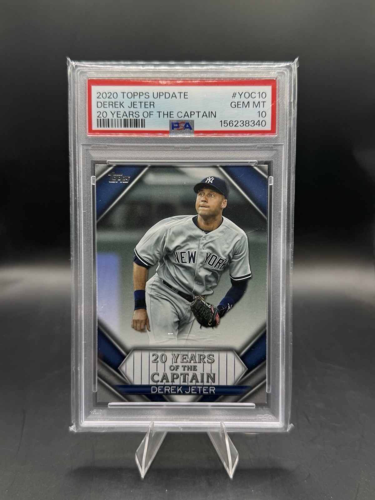2020 Topps Update Derek Jeter 20 Years Of The Captain PSA 10