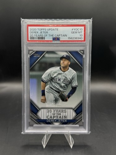 2020 Topps Update Derek Jeter 20 Years Of The Captain PSA 10