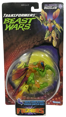 Beast Wars Transformers Fuzors Buzzclaw Vintage 1998 Kenner Action Figure NEW