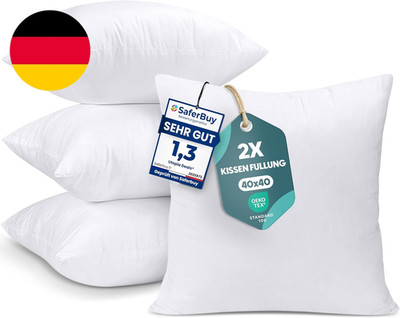 Utopia Bedding 4Er Set Kissenfüllung 40 X 40 Cm, Innenkissen Füllkissen Kopfkiss