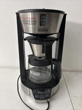 Bunn-O-Matic Model HB Programmable Heat N Brew Stainless 10 Cup Coffee Maker