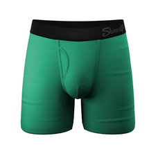 The Green Boys  Men's Green Ball Hammock  Pouch Underwear With Fly