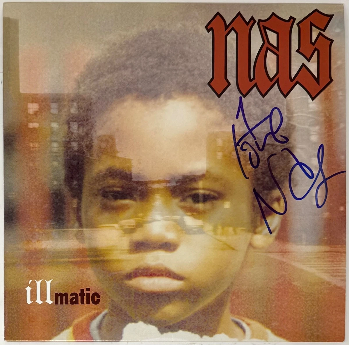 Nas Illmatic In Original Autographed Rap & Hip Hop Memorabilia for