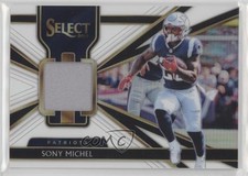 2018 Panini Select Select Swatches White Prizm /149 Sony Michel #14 0e5