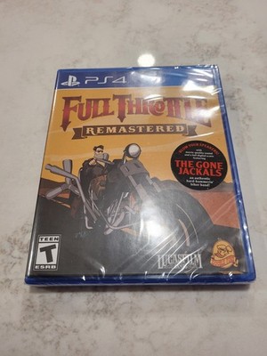 Full Throttle Remastered Limited Run Games PS4 Brand New Sealed w/ Trading Card