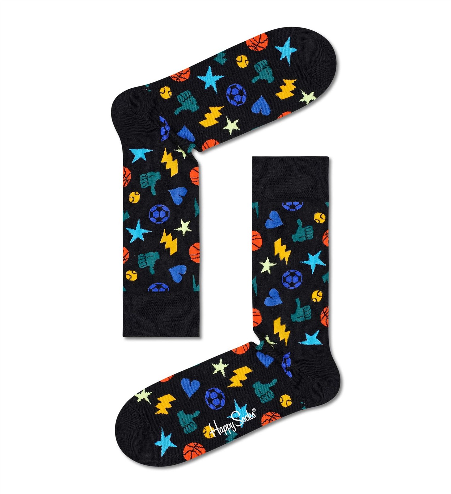 Happy Socks Crew Socks UK 7-11 Play It 9300