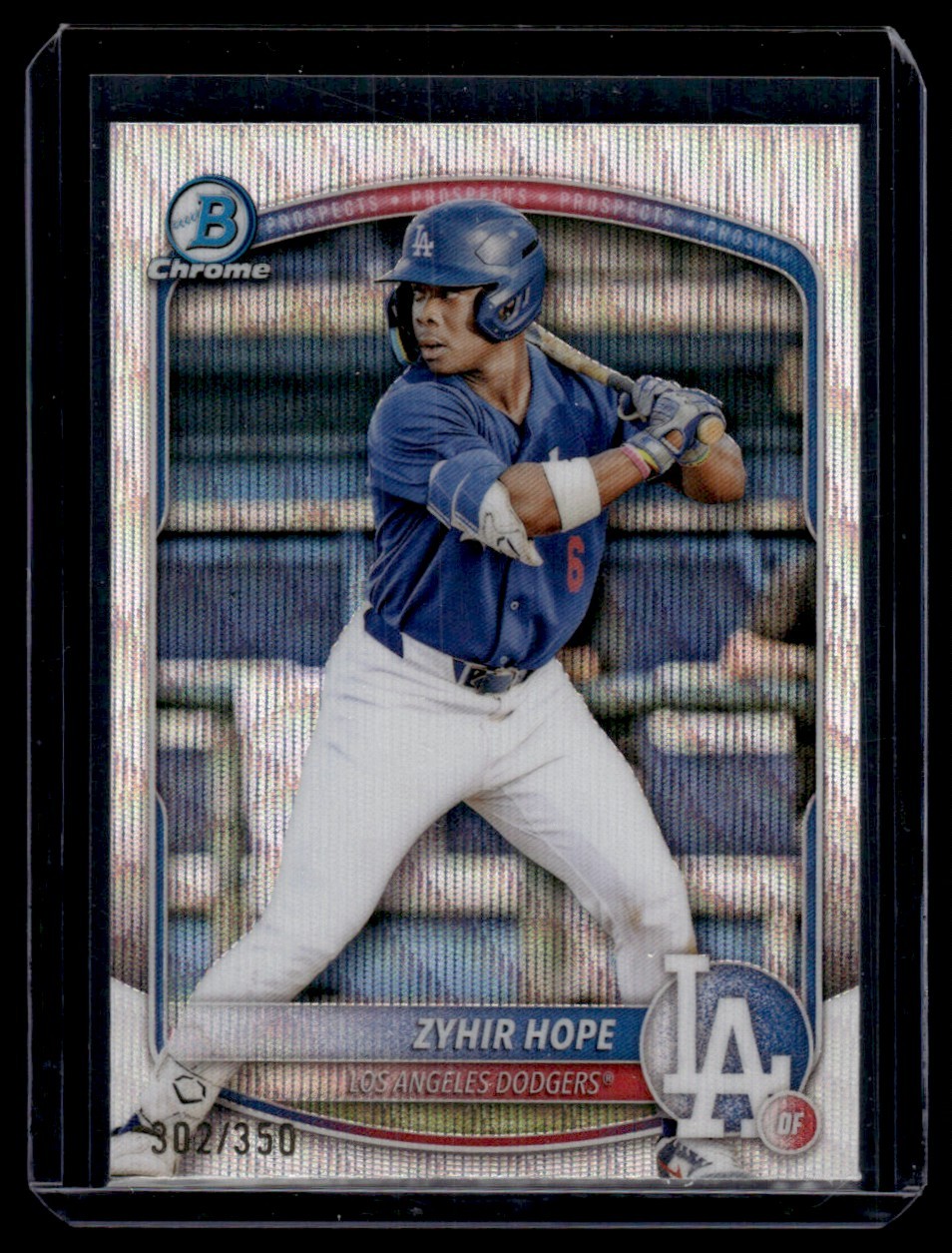 ZYHIR HOPE 2025 BOWMAN CHROME #BCP-2 WAVE REFRACTOR /350