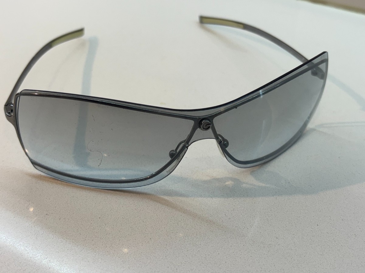 Gucci Sunglasses 115 GG 1711/s 6LBIY Silver Frame - 100 Authentic