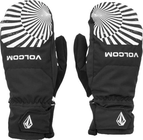 Volcom V.Co Nyle Men's Winter Mittens, Black Print, Medium
