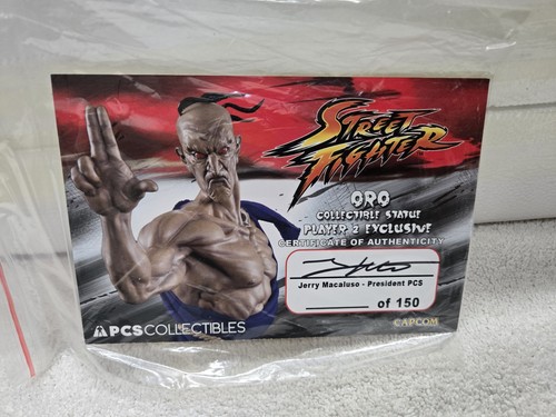Sideshow Collectibles Street Fighter Oro 1:4 Statue Pop Culture Shock Rare NIB - Picture 4 of 13