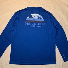 Mens Hang Ten Swim Long Sleeve Large