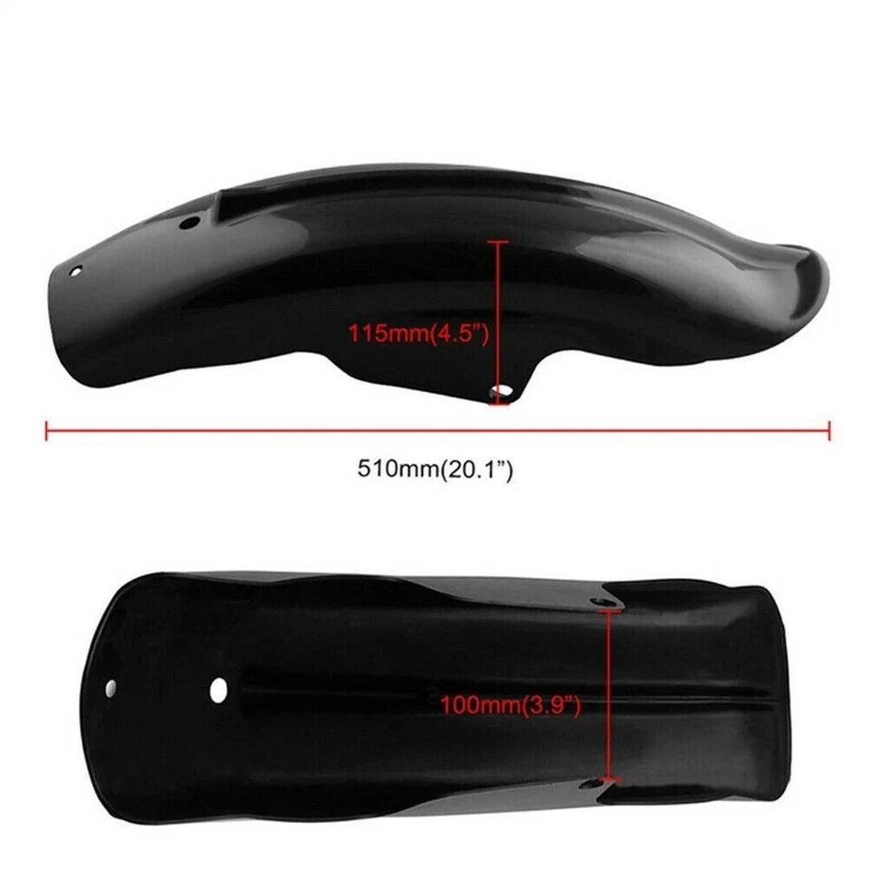 Black Rear Fender Mudguard For Sportster Cafe Racer Bobber Chopper 1994-2003 - Изображение 2 из 4