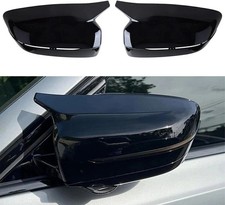 Pair For Bmw G20 G21 G22 G30 G31 G11 G14 G15 Gloss Black Side Mirror Cover Caps