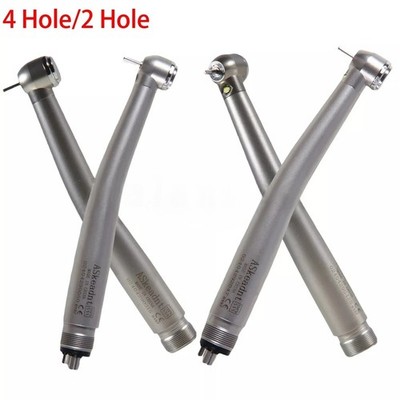 Dental (LED Optic E-generator) Denshine Handpiece High Speed Turbine 2/4Hole USA