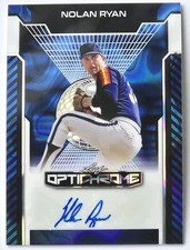 NOLAN RYAN 1/1 AUTO 2025 LEAF OPTICHROME BASEBALL BLUE LAVA PRIZM HOUSTON ASTROS