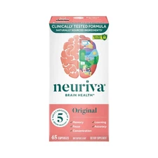 Neuriva 99548 Original Brain Health Supplement Capsules, 45 Count