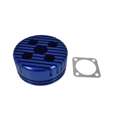 CNC Cylinder Head For 66cc/80cc Motorized Bicycle Engine With Gasket Aluminum Red 1 Piece