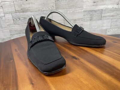 Salvatore Ferragamo Loafers Women AAAA 4A Shoes Black Comfort Logo  Flats