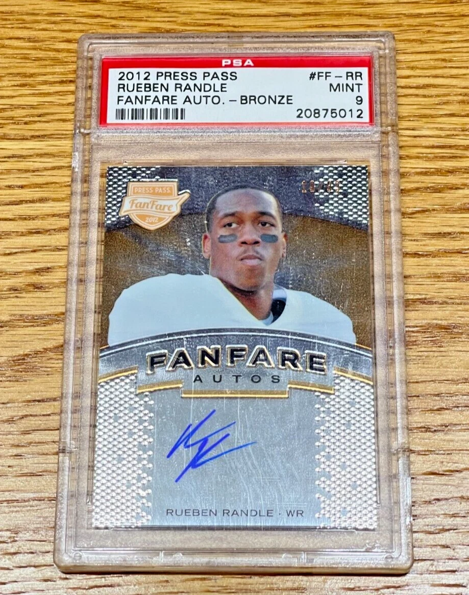 Rueben Randle Press Pass Fanfare Autograph #FFRR Bronze