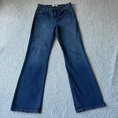 Levis 512 Jeans Womens 10 Medium Blue Denim Boot Cut Perfectly Slimming Western