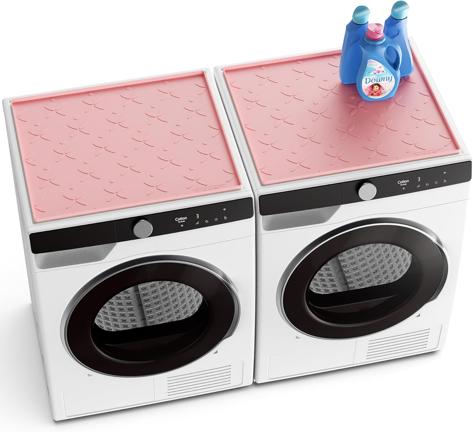 2Pcs Washer and Dryer Covers for the Top, 25.6''X 23.6'' or 23.6"X19.7