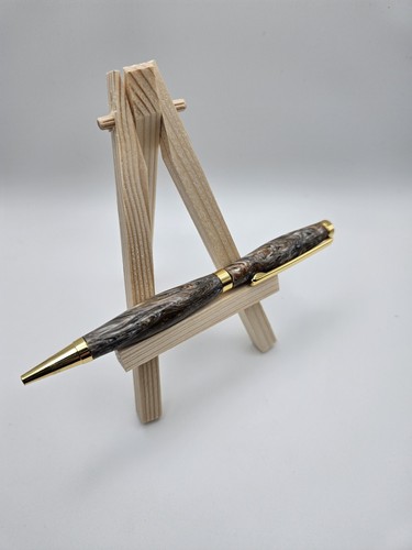 Hand Turned Unique Swirl Acrylic Pen - Picture 3 of 5