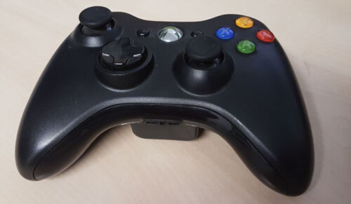 Wireless Controller (Xbox 360) schwarz vom Microsoft (SLIM) - Bild 1 von 2