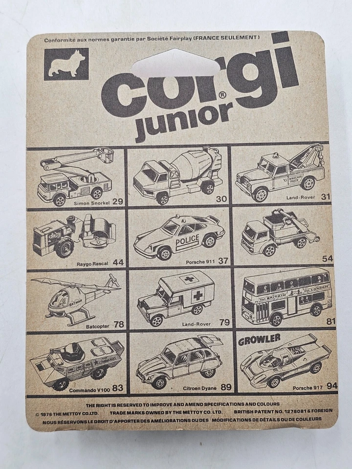 1976 Corgi Juniors Mercedes Mobile Grocery Shop #E98, Sealed on Card, 1/64 Scale - Image 2 of 2