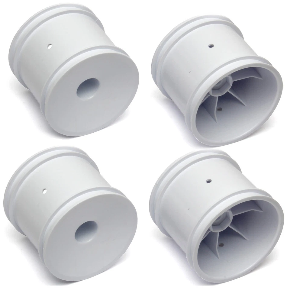 Team Associated RC10T6.1 RC10T5M RC10T4.2 White Wheels (set of 4) ASC7852 - Image 2 of 4