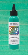 Teal Wood Stain - Crafty Colors Vibrant Water Based Wood Stains