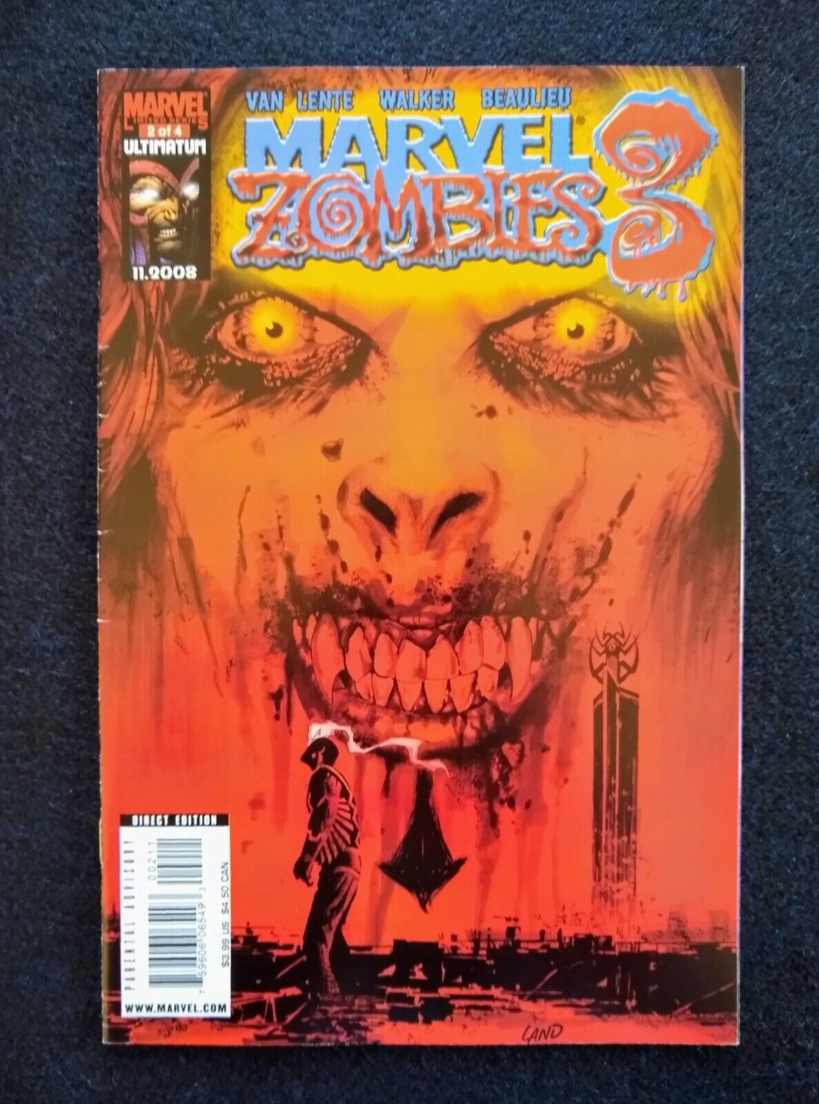 Marvel Zombies 3 #2 of 4 MCU 2009 Comic Book Van Lente Walker Beaulieu.