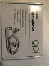 GPI Deluxe Diaper Sprayer 60 Hose Chrome Finish